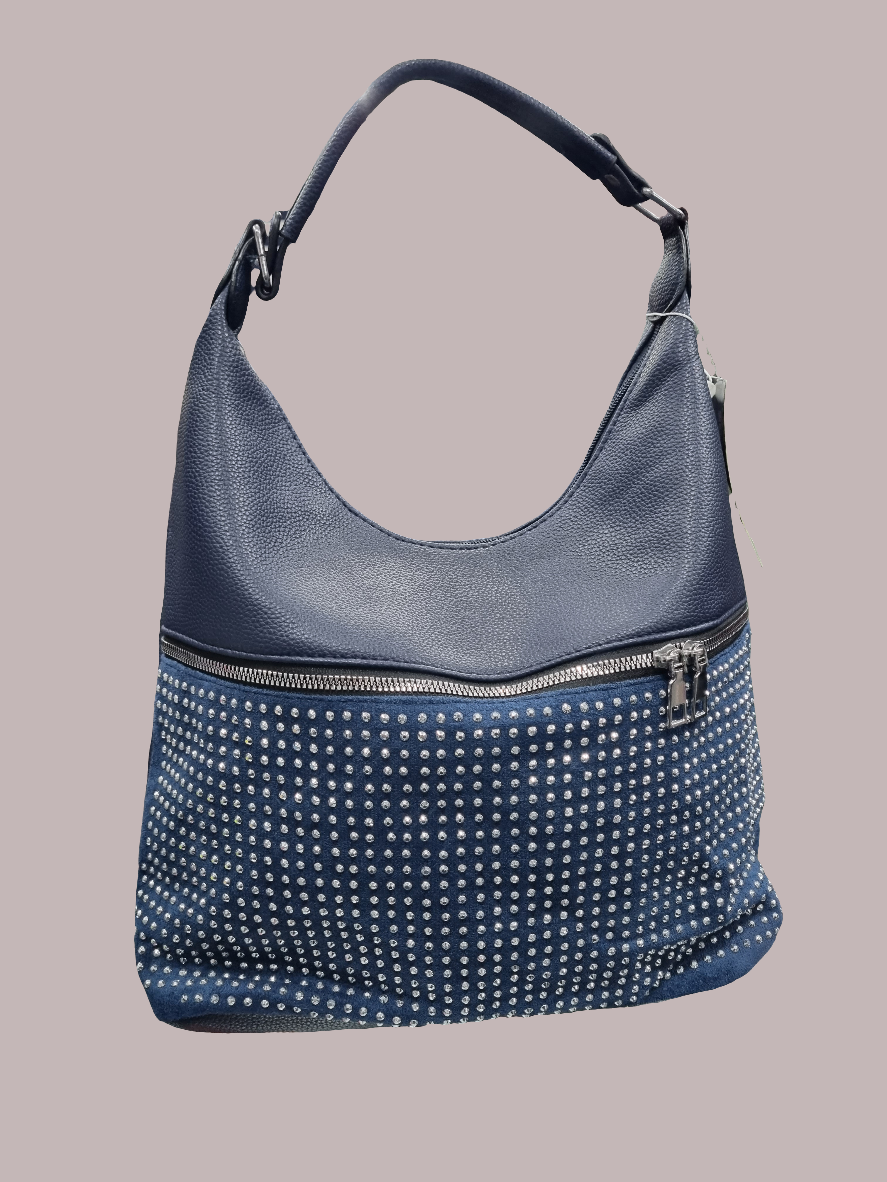 Borsa sacca con strass
