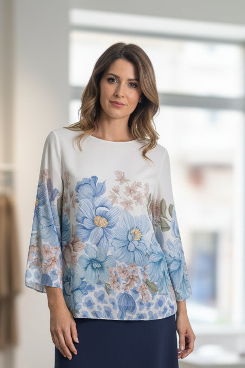 Blusa fiori